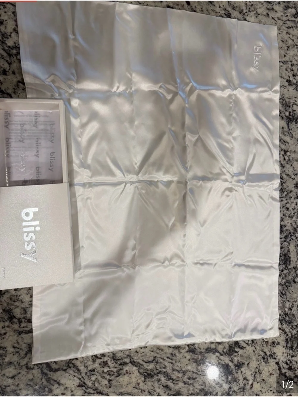 Bliss Satin Pillowcase in White